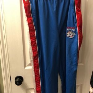 Vintage Detroit Pistons Tearaway Pants